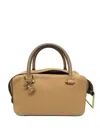 Delvaux Top Handle Charm Tote Bag In Neutral