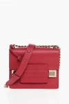 Delvaux Two-tone Leather Shoulder Bag With Golden Details