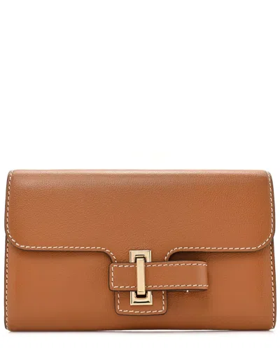 DELVAUX DELVAUX VEGETAL GRAINED CALFSKIN LEATHER SIMPLISSIME WALLET (AUTHENTIC PRE-LOVED)