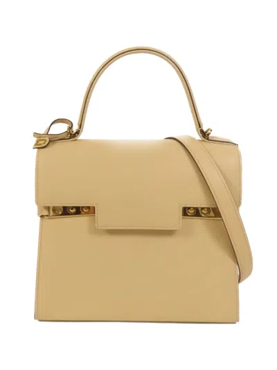 Pre-owned Delvaux Vintage Pm Tempete Tote Bag In Neutral