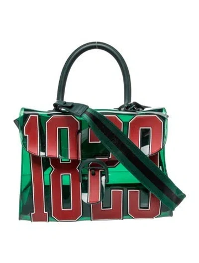 Pre-owned Delvaux Vinyl Vinyl The Hero 1829 Brillant In Green
