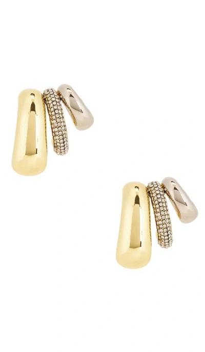 Demarson Alexa 이어 커프 In Gold  Ir  Hem & Crystal