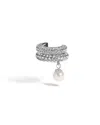 Demarson Bailey Ear Cuffs In Silver In Metallic
