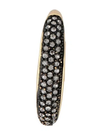 Pre-owned Demarson Crystal 'alexia' Single Drop Earring In Multicolor