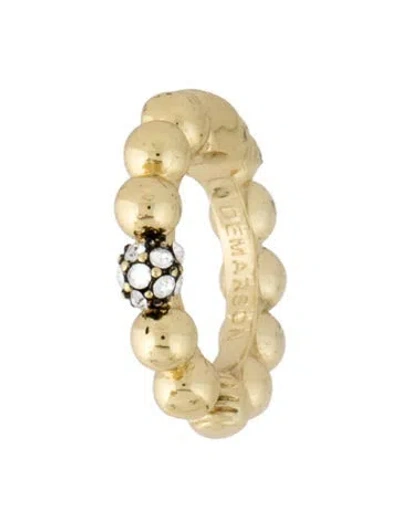 Pre-owned Demarson Crystal Hinged Cuff Earring In Multi