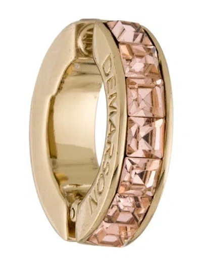 Pre-owned Demarson Crystal Single Cuff Earring In Pink