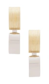 Demarson Everly Earrings In 金黄&银色