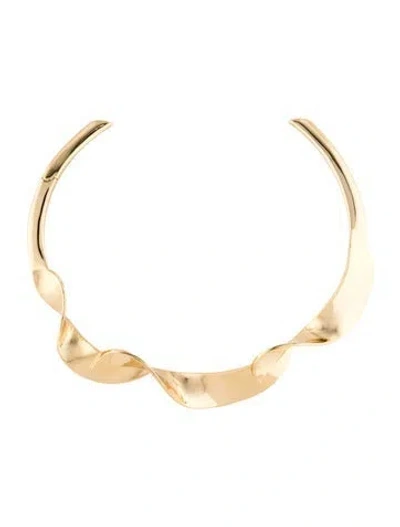 Pre-owned Demarson Livy Collar Necklace, 14" In Multi