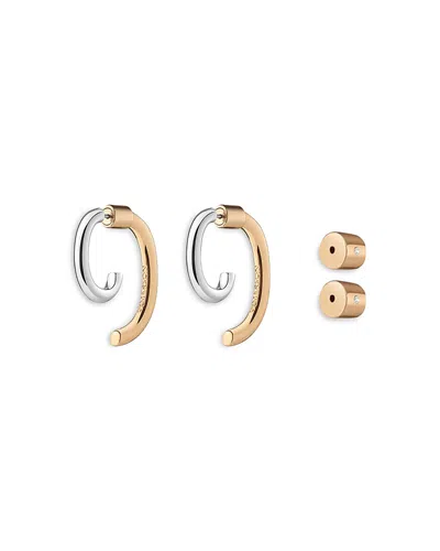 Demarson Luna Mini Two Tone Earrings, 0.8l In Multi