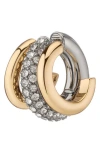 Demarson Maye Triple Hoop Earcuff In Multi