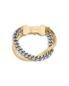 Demarson Nadine Bracelet In Gold/shiny Silver In Gold