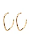 Demarson New York Calypso Hoop Earrings In Gold