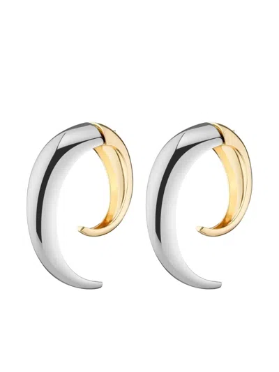 Demarson New York Kiki Curved Two-tone Earrings
