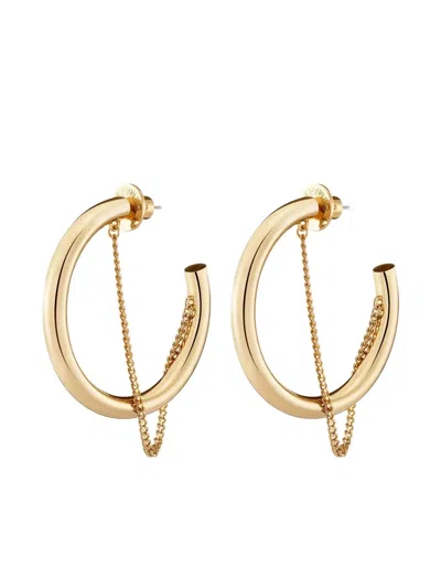 Demarson New York Miley Tube Hoop Earrings