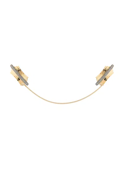 Demarson Ruby Jacket Clip In Gold