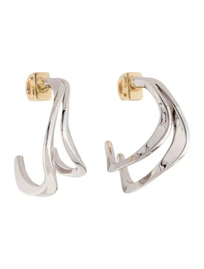 Pre-owned Demarson Sandro Hoop Earring In Multi