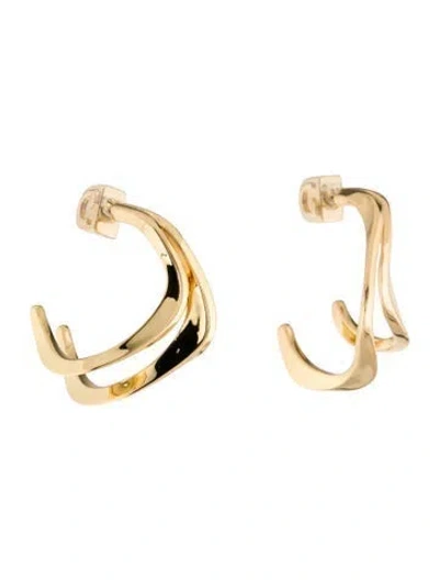 Pre-owned Demarson Sandro Hoop Earrings In Multi