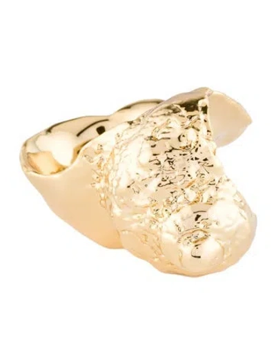 Pre-owned Demarson Seashell Cocktail Ring In Multi