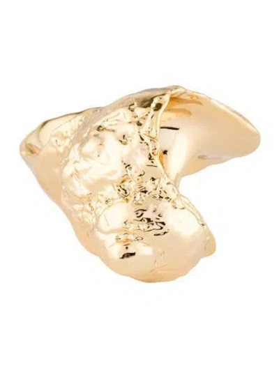 Pre-owned Demarson Shell Cocktail Ring In Multi