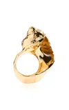 Demarson Shell Gold-plated Ring In Gold