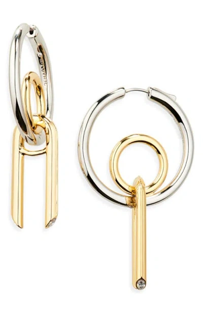 Demarson Sole Drop Earrings In Gold