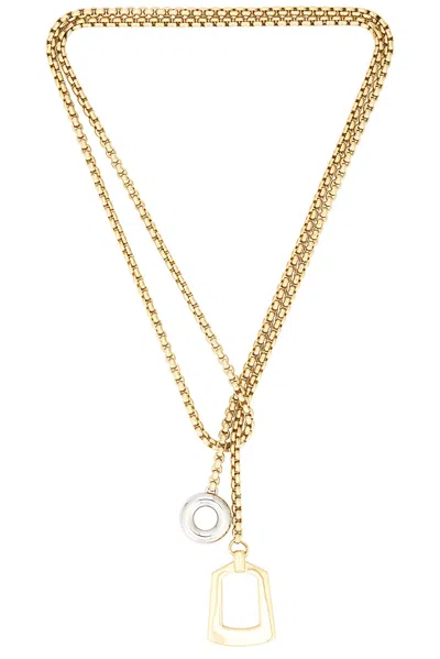 Demarson Tina Necklace In Two Tone