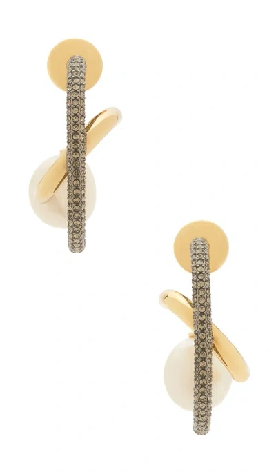 Demarson Waverly Earrings In Gold