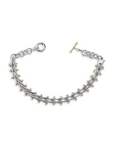 Demarson Women's Lexington Two-tone Ladder Necklace In Multi