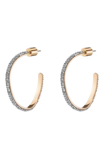 Demarson Women's Mini Pave Calypso Hoop In Gold