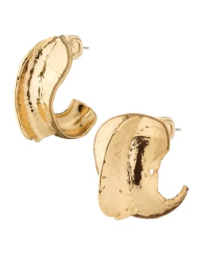 Demarson Women's Shell 12k-gold-plated Statement Earrings