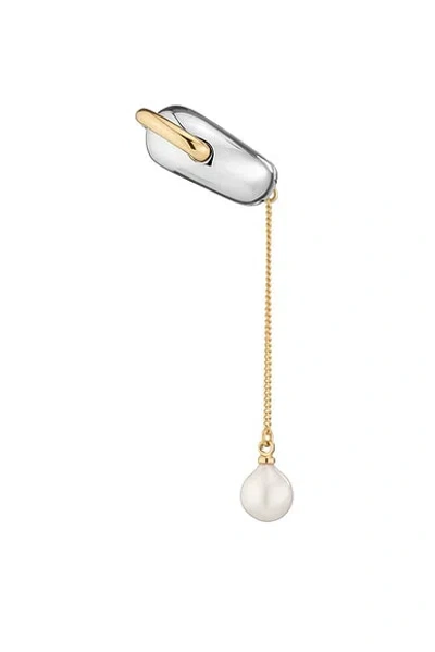 Demarson Zara Single Ear Cuff In Two Tone