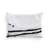 Demdaco Artlifting Lumbar Pillow In Black/white