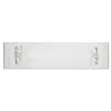 DEMDACO CELEBRATE TABLE RUNNER DINING ROOM DÉCOR IN WHITE