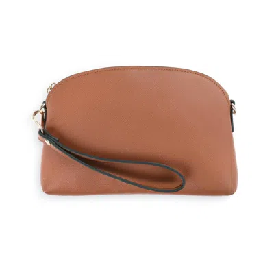 Demdaco Crossbody Wristlet Bag In Cognac In Brown