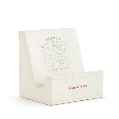 Demdaco Maker Of Merry Cookbook And Tablet Stand - 6x7in In White