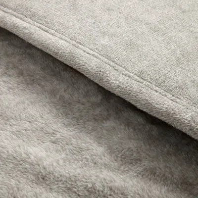 Demdaco Mr. & Mrs. Fleece Throw In Gray