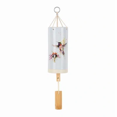 Demdaco Peewee Coneflower Windchime - 3x7in In Blue;brown;white