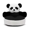 DEMDACO PITA THE PANDA CHAIR IN BLACK AND WHITE