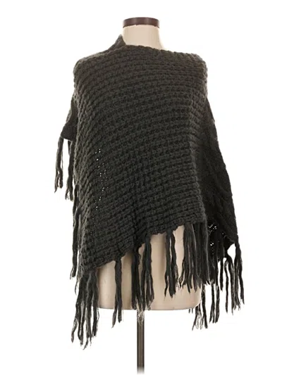 Pre-owned Demdaco Poncho In Black