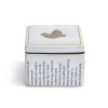 Demdaco Stoneware Decorative Box In White