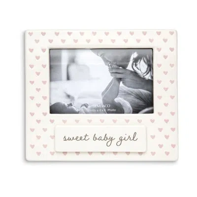 Demdaco Sweet Baby Frame - Girl In Cream