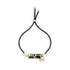 Demdaco Women's Believe Bracelet In Bold Black In Black