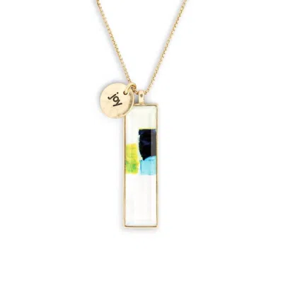 Demdaco Women's Isle Of Skye Joy Artlifting Necklace In Multi/gold