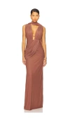 Deme By Gabriella Aurelia Dress In Brown