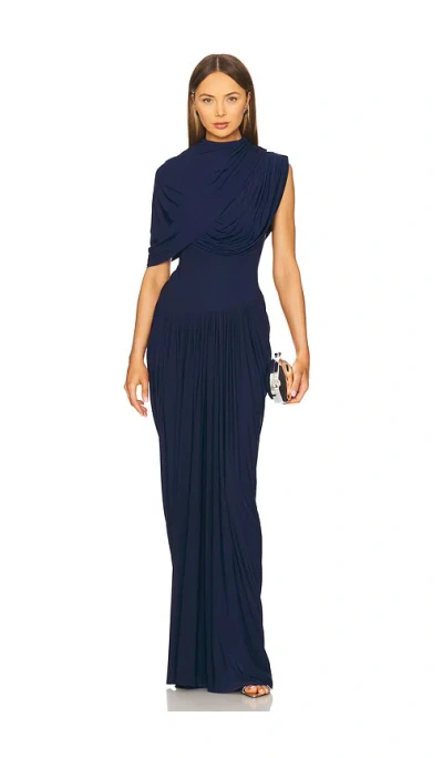 Deme By Gabriella Bloom Dress In Navy