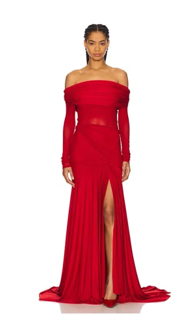 Deme By Gabriella Carla Gown In Red