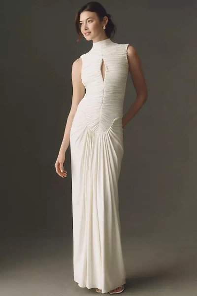 Deme By Gabriella Carrara Maxi Dress In White
