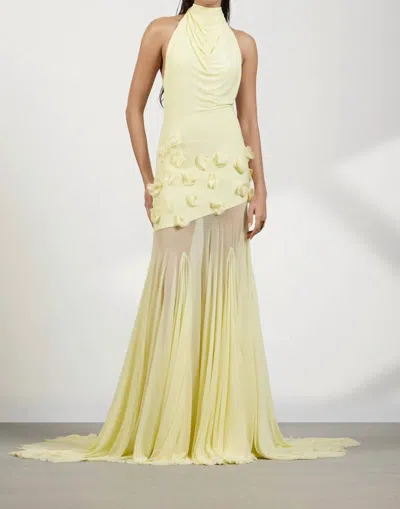 Deme By Gabriella Celeste Dress In Butter Yellow In Multi