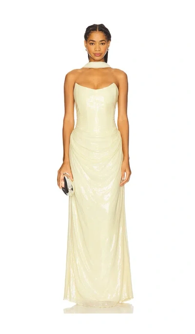 Deme By Gabriella Giselle Gown In White
