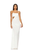 Deme By Gabriella Leslie Gown In 화이트